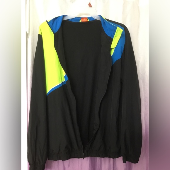 VINTAGE PUMA DAYGLOW DAYGLO LIGHT JACKET - Picture 3 of 3